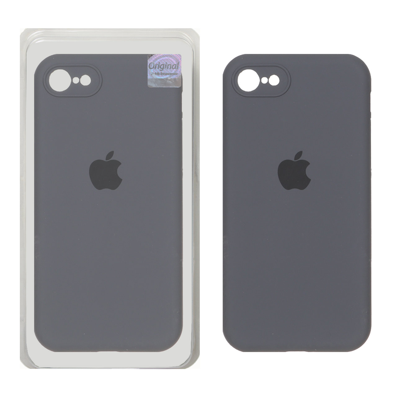 قاب سیلیکونی پاک کنی اورجینال Master Quality مدل Apple iPhone 7 / iPhone 8 / iPhone SE (2020) - خاکستری (پک دار)
